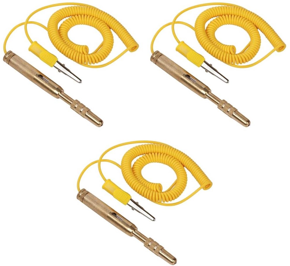 Autodiagnose Pen - Testlamp Set - Circuit Onderhoud - 6-24V Bereik - 3 Stuks - Geel