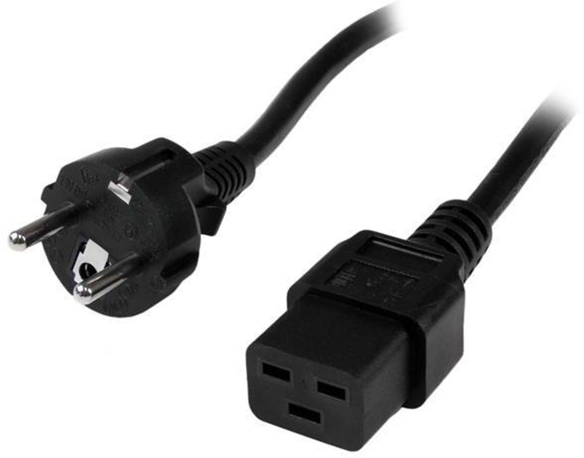 Manhattan Stroomkabel Iec320 Schuko 16A Voor Monitoren En Computers 2,5M