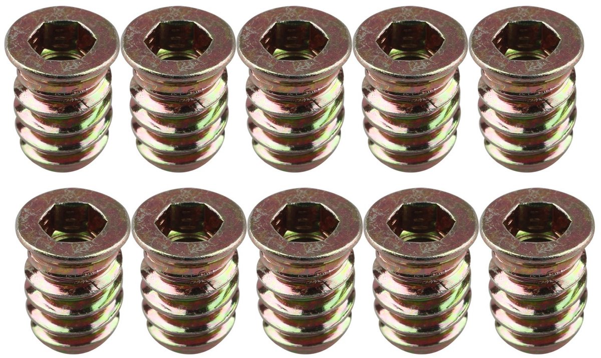 Dailygoods- Moer 10 stuks - M6 x 15mm - Draadmoer - Bevestiging voor Meubilair - Schokbestendig - Duurzaam Metaal - Eenvoudig te Installeren - Bevestigingsmoer