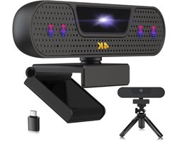 MKSS® Webcam Voor PC – Streaming Camera – Camera Met Microfoon