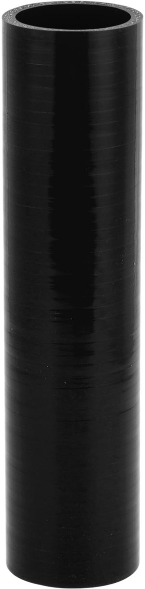 Dailygoods- Koelvloeistofslang 200 mm - Siliconen - Zwart - Binnendiameter 40 mm - Temperatuur tot 300 °C - Meerlaags geweven stof - Siliconenslang