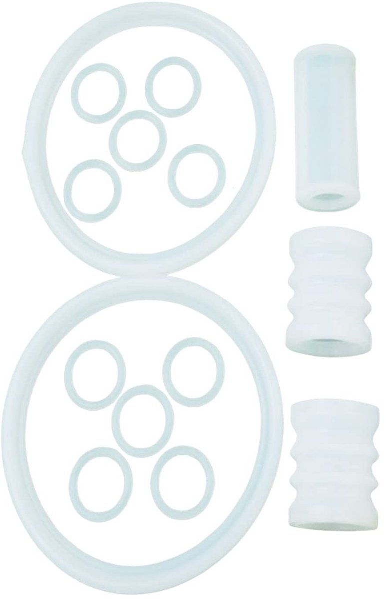 Dailygoods- Afdichtingsring Set - 10x Kleine O-Ringen - 2x Grote O-Ringen - Duurzaam Voedselkwaliteit - Geschikt voor IJs Machines - Vervangend Onderdeel - O-ring