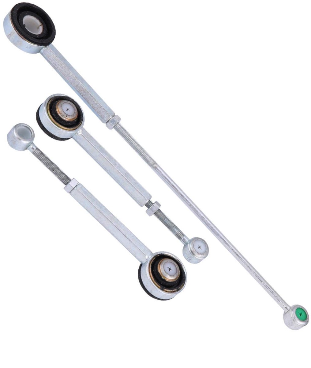 Dailygoods- Versnellingsset Aluminium - Geschikt voor 306/405/Partner - Dubbele Bescherming - Roestvrij Stalen Behuizing - 110 mm Scooter Remslang - Schakelstang