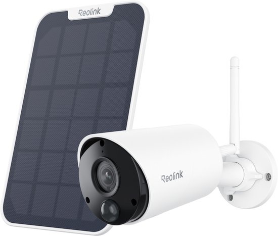 Reolink Argus Series B320 Met Zonnepaneel Slimme Binnen- / Buitencamera Wit