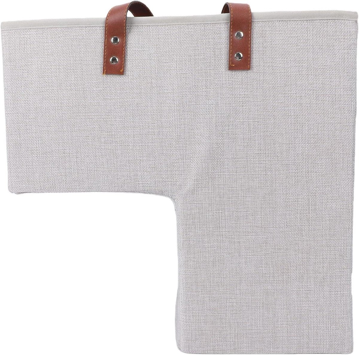 Geweven Trapmand - Opbergbak - Trap Ordenen - Ruim Ontwerp - 47x45x6 cm - Grijs