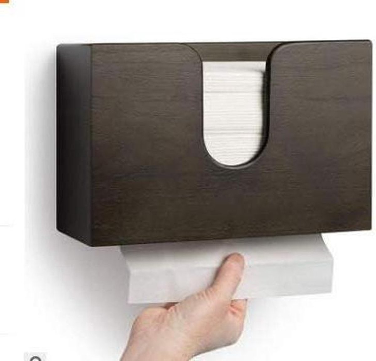 Papieren Handdoek Dispenser - Servet Doos - Keuken Organisatie - Opvouwbaar Ontwerp - 28.5 cm - Natuurlijk Bamboe