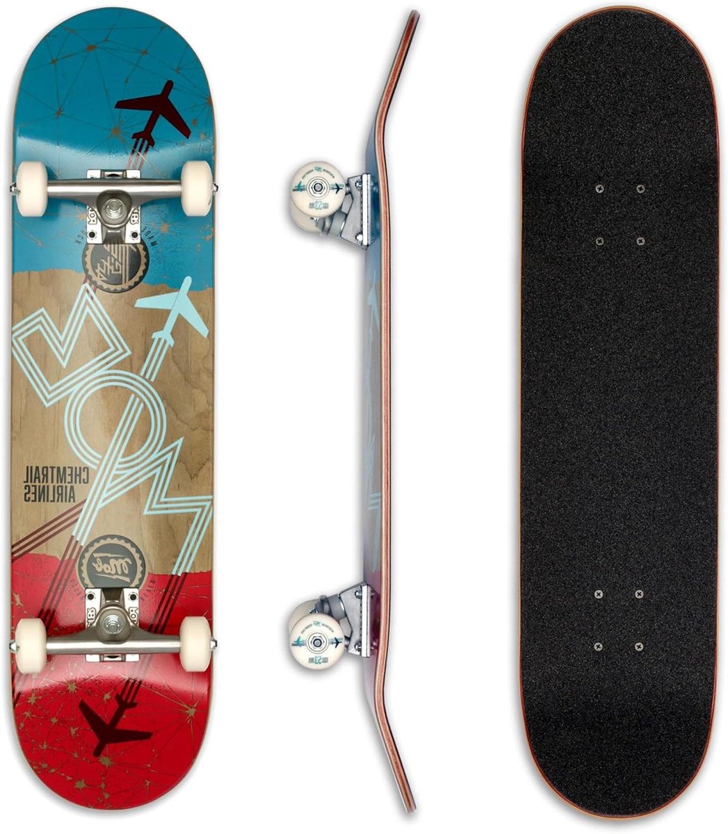 Compleet Skateboard Esdoornhout Board Straat Skaten Uniek Grafisch Design 8.0 Inch Breed Geverfd