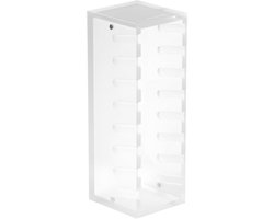 Acryl Organizer voor 8 Puck Screens of Tamper Basis, Stapelbaar en Ruimtebesparend Accessoire voor Espresso Bar, Perfect voor Koffieliefhebbers
