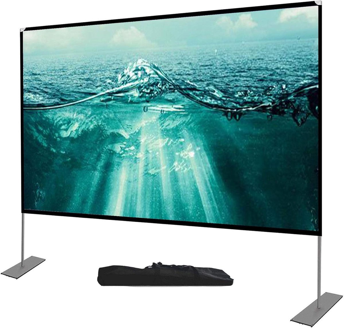 Draagbaar Projectiescherm - Filmscherm Projector - Home Cinema - Kreukvrij - 120 Inch - Wit