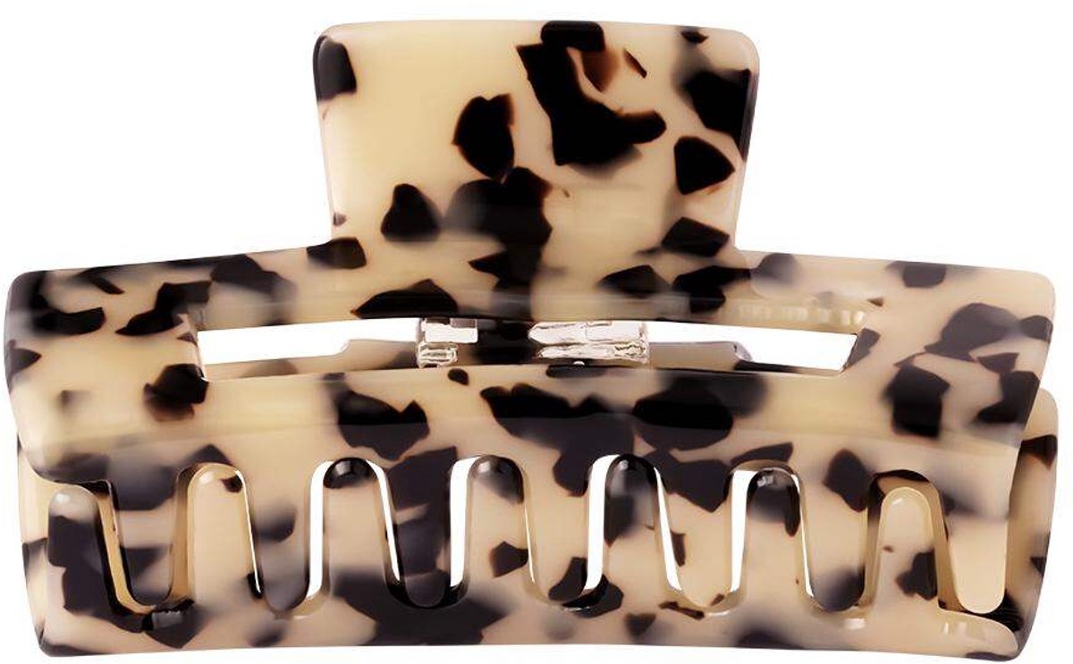 Haarclip patroon beige sheet material - Beige
