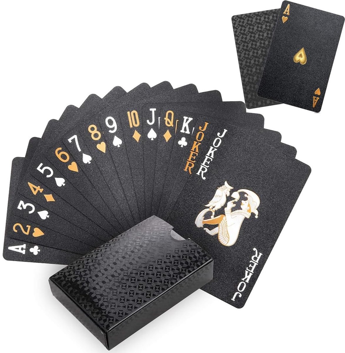 MTTproducts- Speelkaarten Professioneel - Pokerkaarten - Waterdichte Kaarten - Kunststof Kaarten - Geplastificeerde Kaarten - 54 Stuks inclusief Spookkaarten