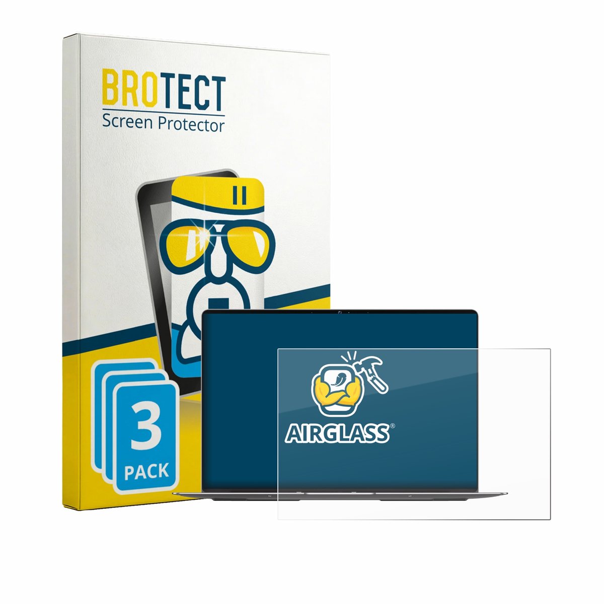 Screenprotector 3 Stuks voor Geekom GeekBook X14 Pro Beschermglas transparant