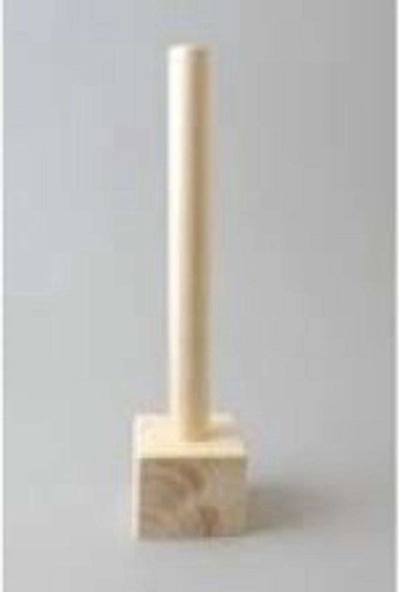 Sokkel - 8x8x30 cm - hout - Powertex