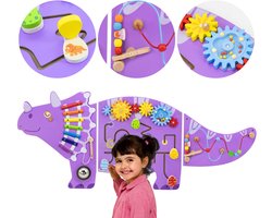 VIGA Dinosaurus Activiteiten Wandpanel - Houten