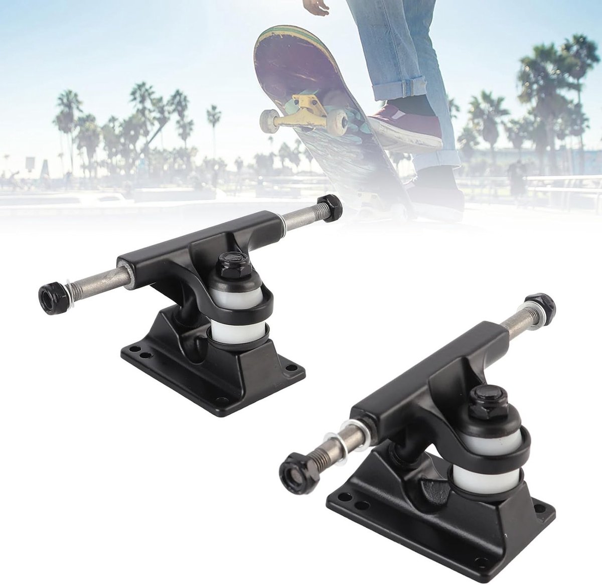 Skateboard Achters, 2 Stuks 3.25 Inch ABEC Skateboard Assortiment, Geschikt voor Longboards en Tricks