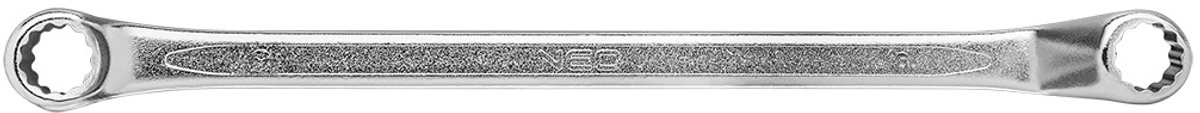 NEO - Verstelbare Ringsleutel - 8 x 9 mm - 45° Gebogen - Chroom-vanadiumstaal