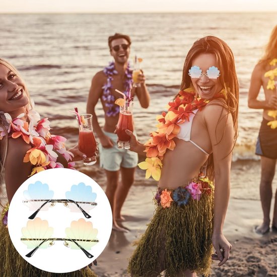 Frameless Zonnebril voor Dames en Heren - Grappige Zonnebril voor Feestjes, Verjaardagen en Cosplay - Ideaal voor Kinderen en Zomeractiviteiten van Merkloos — afbeelding 3