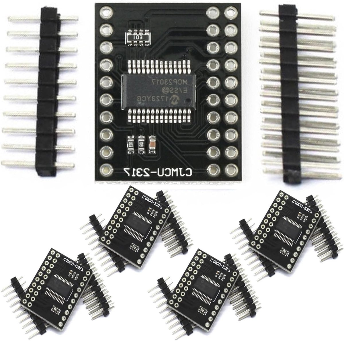 5 stuks 16-bits I/O expander met MCP23017 en I2C interface - voor Arduino en Raspberry Pi