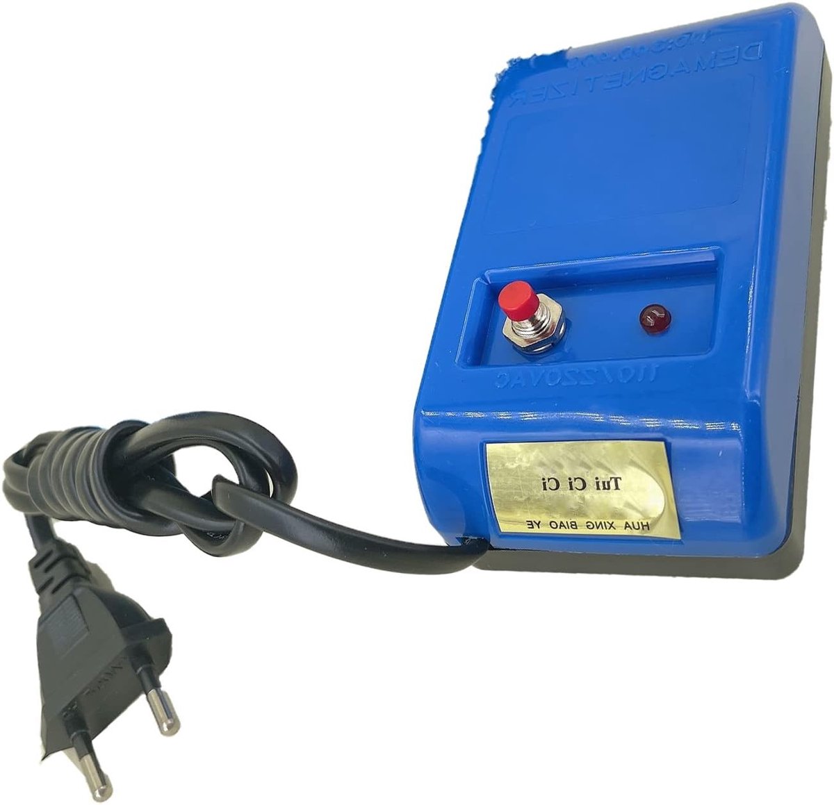Demagnetisatie Tool voor Horloges - Quartz Horloge Reparatie, Tijdcorrectie en Demagnetisatie Accessoires, 250 V, Blauw