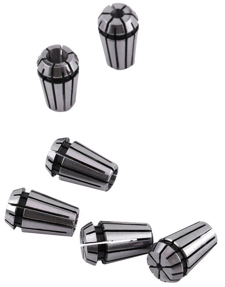 15-delige ER11 Spantang Set voor Hoge Precisie CNC Spindel, Ideaal voor Graveren en Frezen met 1/8 en 1/4 Collets