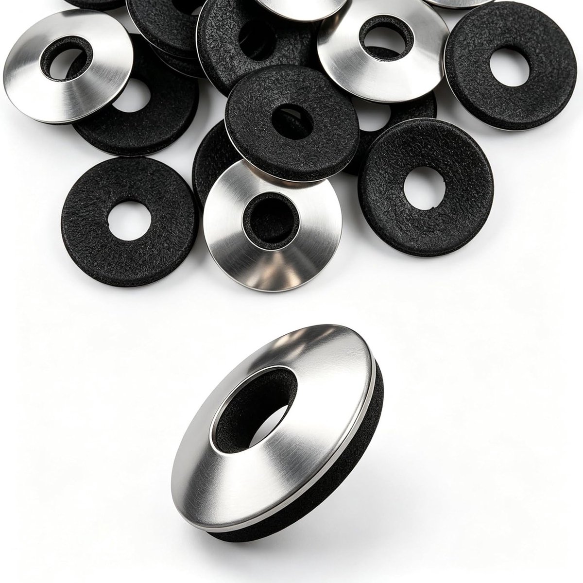 Set van 20 EPDM afdichtringen M8 x 22 mm - RVS ringen met rubberen afdichting voor zelftappende schroeven en metalen bevestigingen, waterdicht en duurzaam