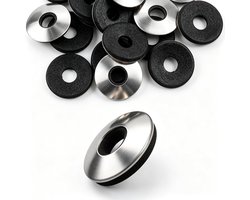 Set van 20 EPDM afdichtringen M8 x 22 mm - RVS ringen met rubberen afdichting voor zelftappende schroeven en metalen bevestigingen, waterdicht en duurzaam