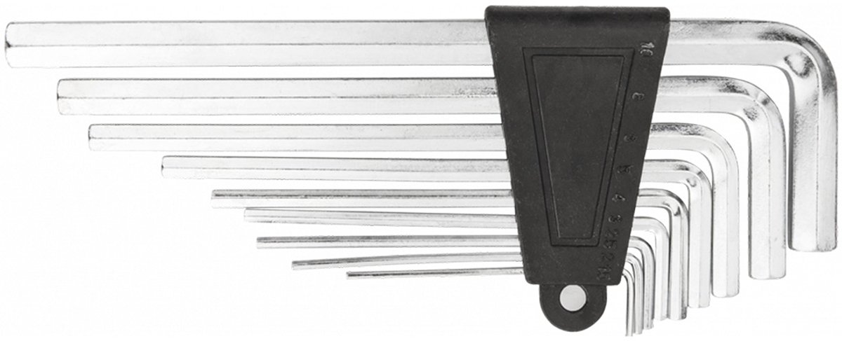 Grupa Topex - Lange Inbussleutel Set - 1.5-10 mm - 9 stuks