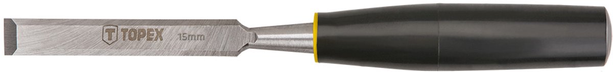 Topex - Houtbeitel - 15 mm - Ergonomische Handgreep - Kunststof