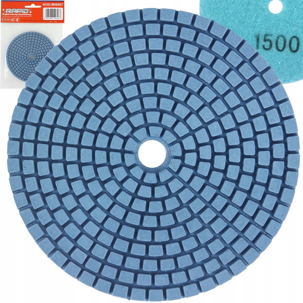 MAR-POL Serie - Diamantschijf voor Schuren - 100mm - 1500 Korrel
