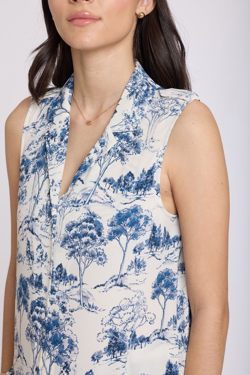 Gabrielle Mouwloze Blouse