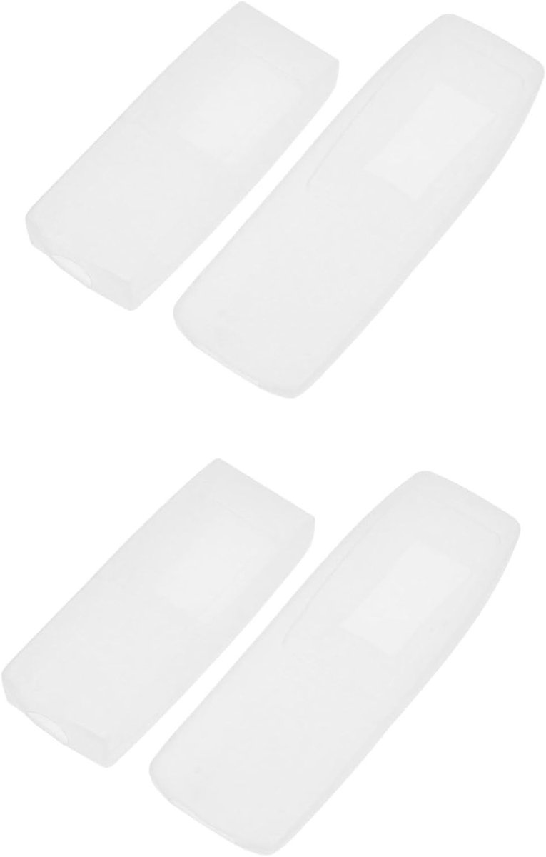 Universele TV Afstandsbediening Hoes - Set van 4 Beschermhoezen - Silicone, Vingerafdrukbestendig, Valbescherming, Geschikt voor Diverse Afstandsbedieningen