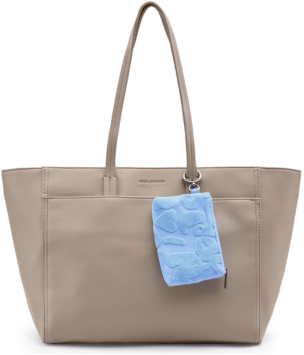 FREDsBRUDER Leren shopper Color Kiss Collection Shopper Taupe