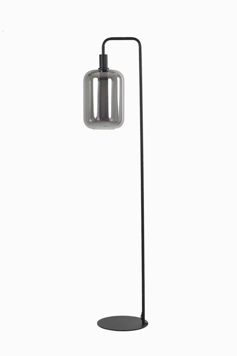 Bol.com Light & Living Vloerlamp Lekar - Zwart - 35.5x28x155cm - Modern - Staande lampen voor Woonkamer - Slaapkamer aanbieding
