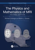 Boekomslag: "The Physics and Mathematics of MRI", tweede editie. Met MRI-scanner en hersenscans.