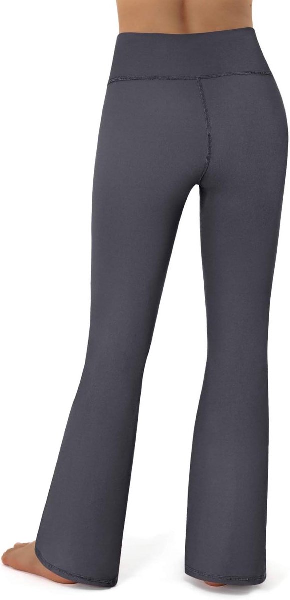Bootcut Yoga Pants voor Dames met Pockets - Hoge Taille Sportbroek voor Workout en Casual Gebruik, Tummy Control en Comfortabele Pasvorm — afbeelding 3