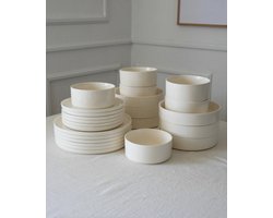 Noa Beige 24-delige serviesset
