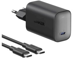Anker Nano 100W USB-C oplader - voor laptop, smartphone en meer - incl. 1.8m USB-C kabel Zwart