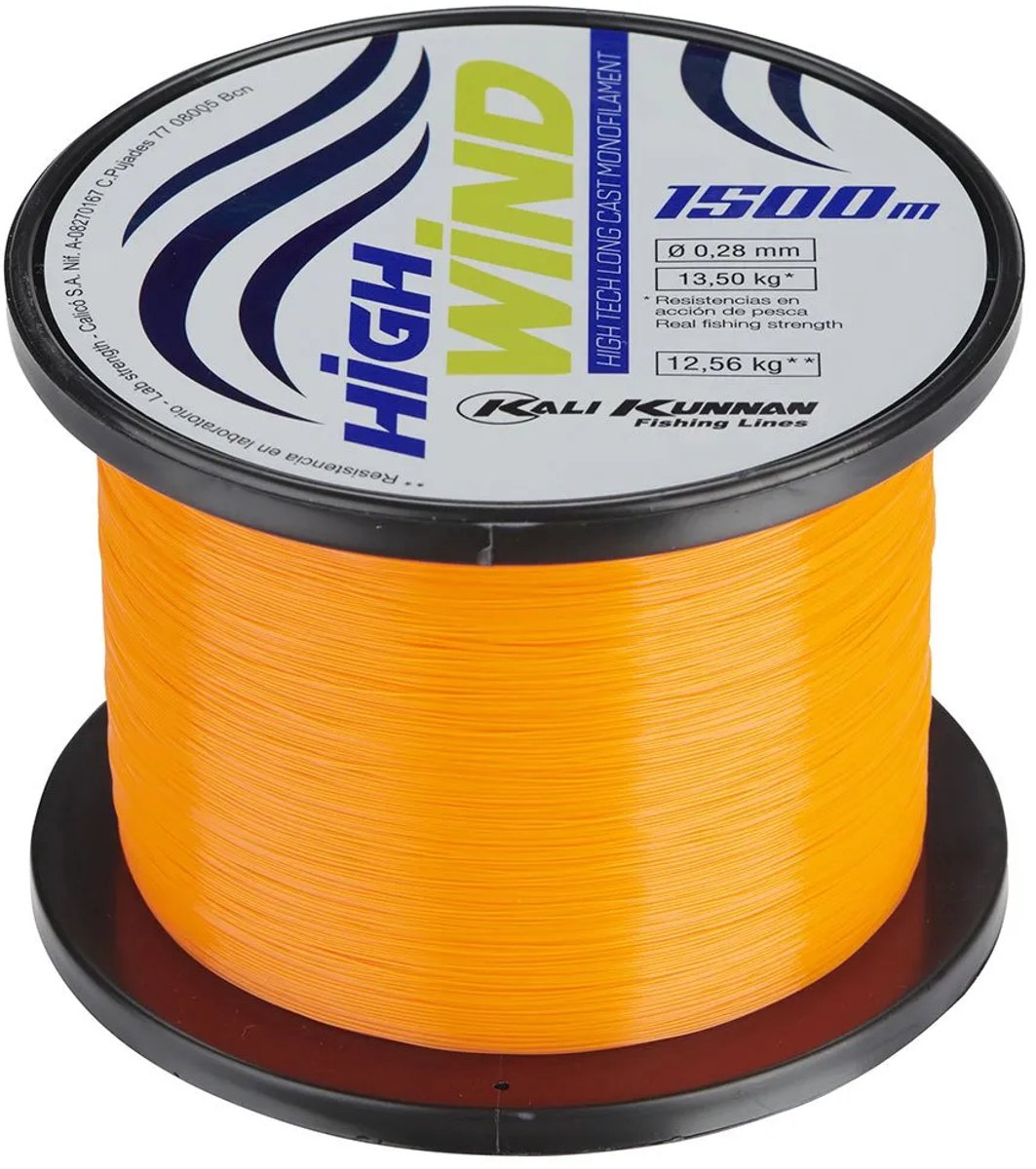 Kali Kunnan High Wind Monofilament 1500 M Oranje 0.280 mm