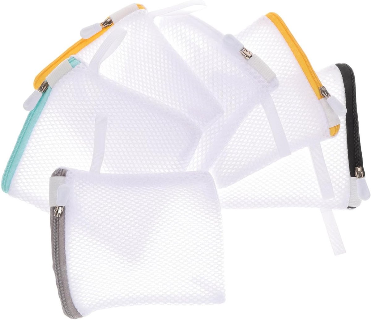 6-delige Mini Wasmachine Set voor Ondergoed en Kleding - Reisvriendelijke Wasnetjes en Wasmiddel voor Efficiënt Wassen