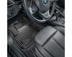 Smartliner 3D Automatten Set Voor- en Achterrij voor BMW X1 (28i) 2015-2022, BMW X1 (28i) (M35i) 2022-, BMW X2 (28i - M35i) 2018-2023, Zwart, Precisiepasvorm, Weerbestendig
