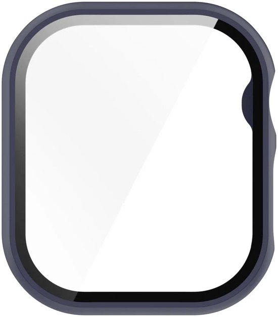 Hoesje met Ingebouwde Screen Protector Geschikt voor Apple Watch 11/10 46MM - Full Protect Case - Blauw