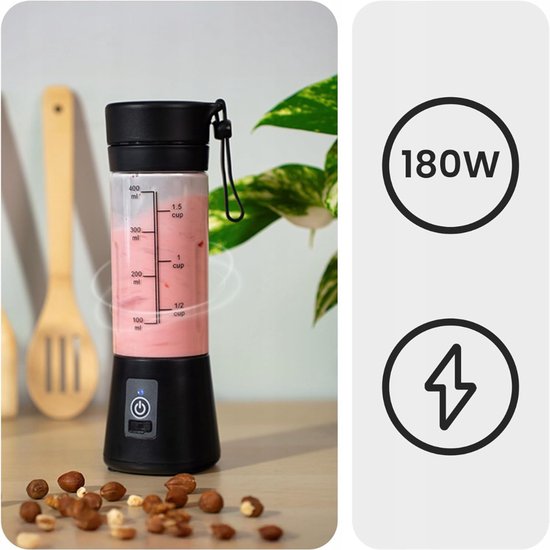 MKSS® Blender To Go - Smoothie Maker - Draagbare Blender van Merkloos — afbeelding 3