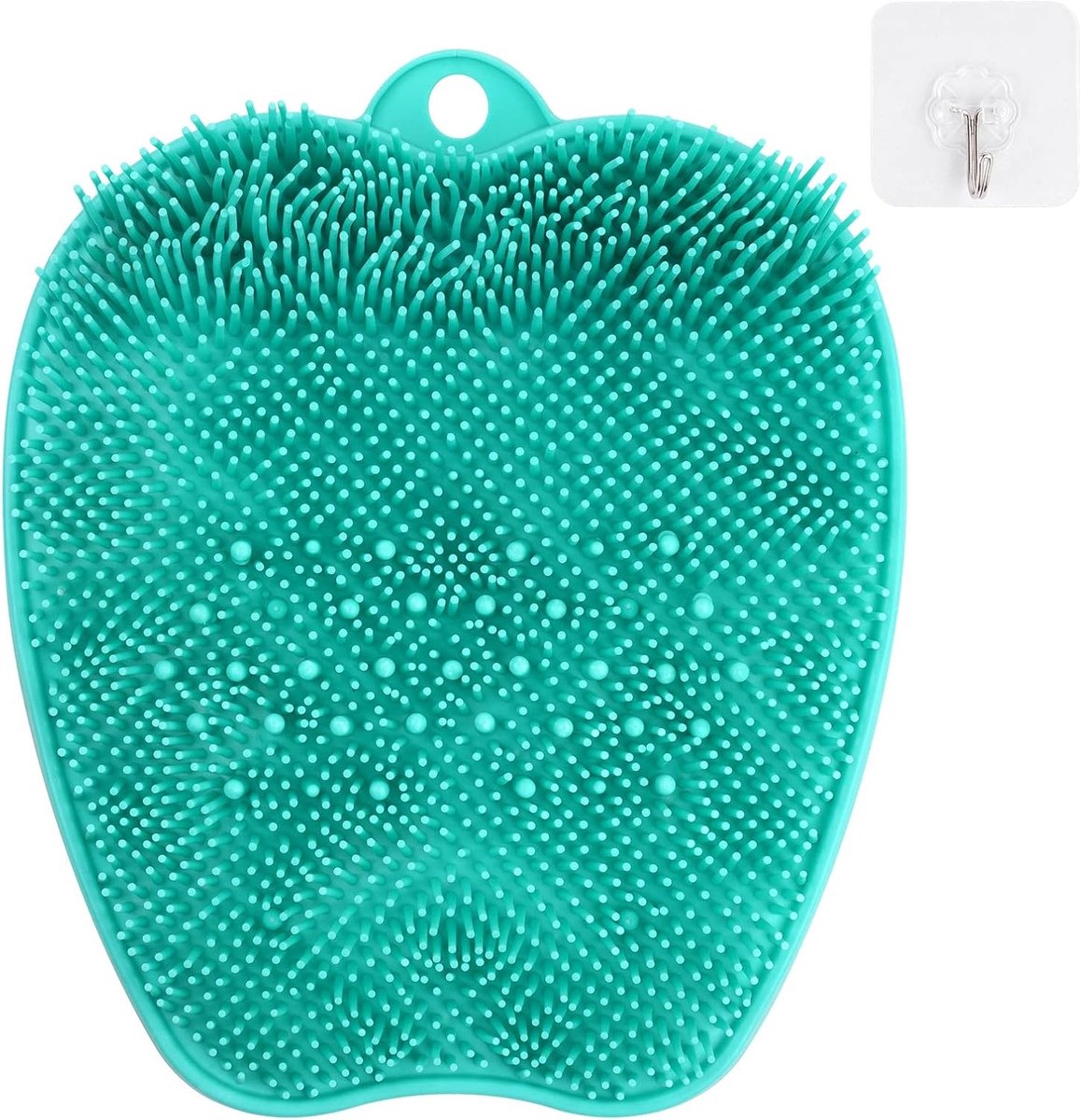 Voetverzorgingsmat voor Douche met Massagefunctie, Antislip Zuignappen, Exfoliatie en Verlichting van Voetpijn, Ideaal voor Spa en Verbetering van Voetcirculatie
