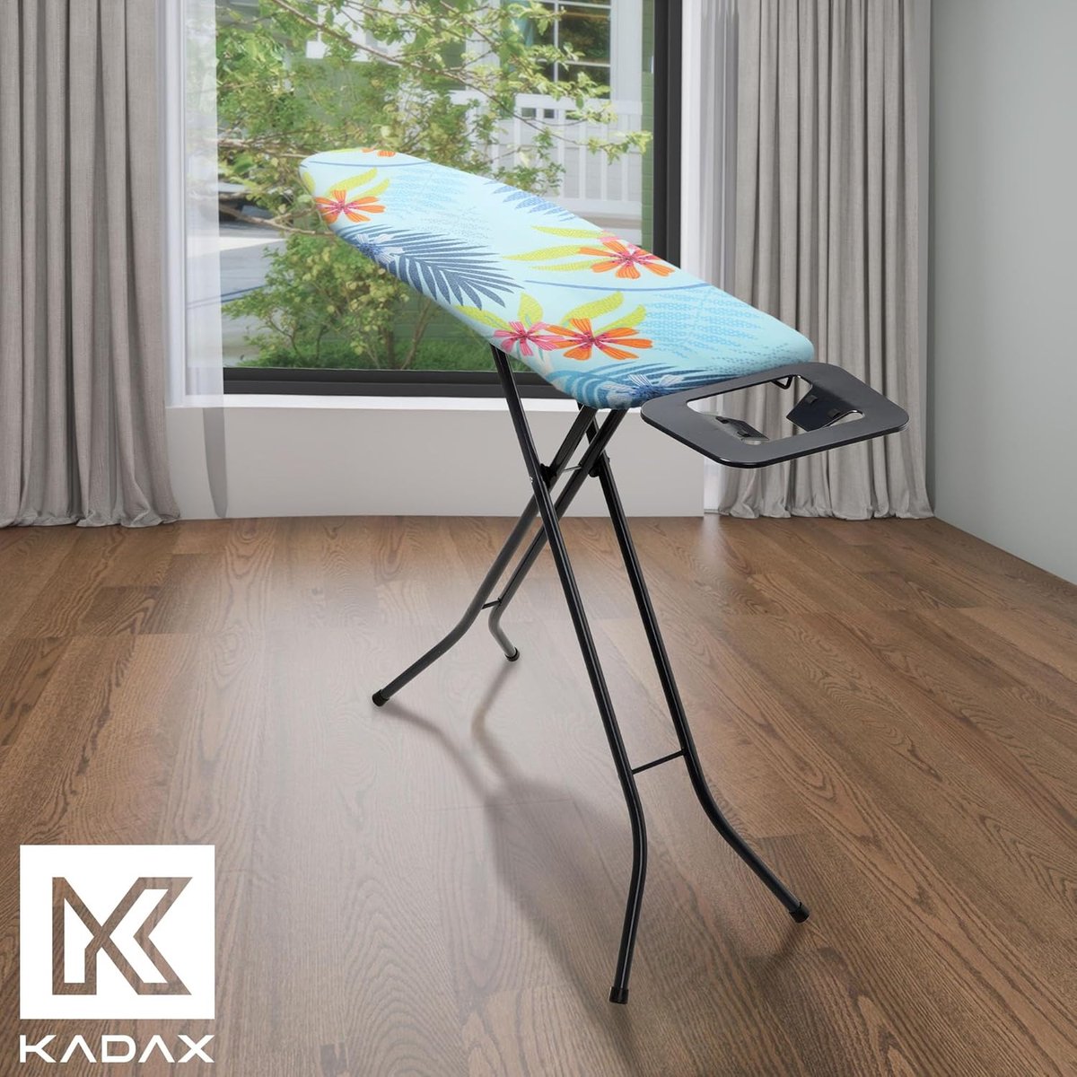 Strijkplankhoes - Strijkplankovertrek - Strijken - Schuimvulling - 127 x 46 cm - Blauw