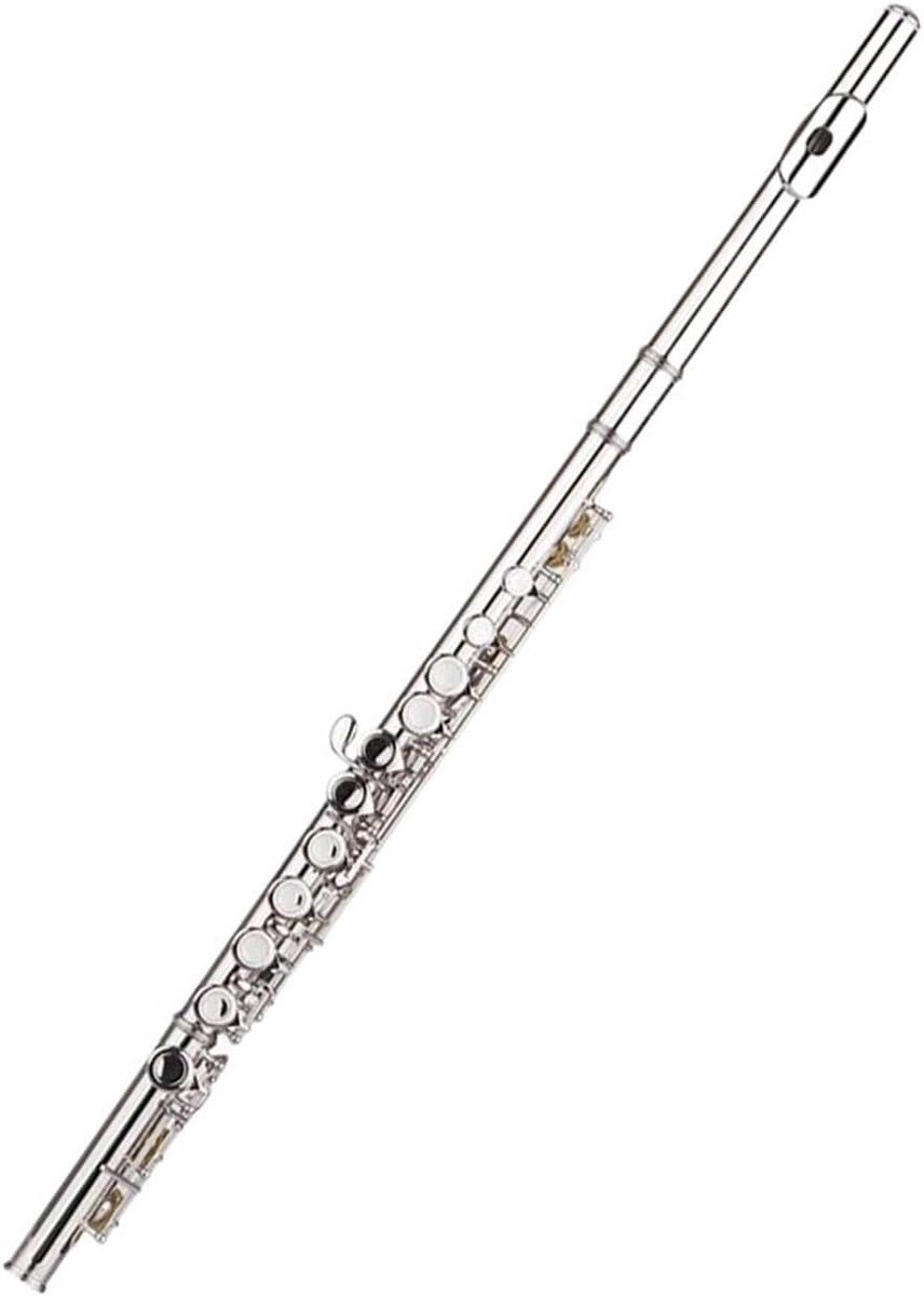 Beginnersfluit 16 Gaats - C Fluit Koper - Muziek Maken - Wit Koper - 40.64 cm - Zilverkleurig