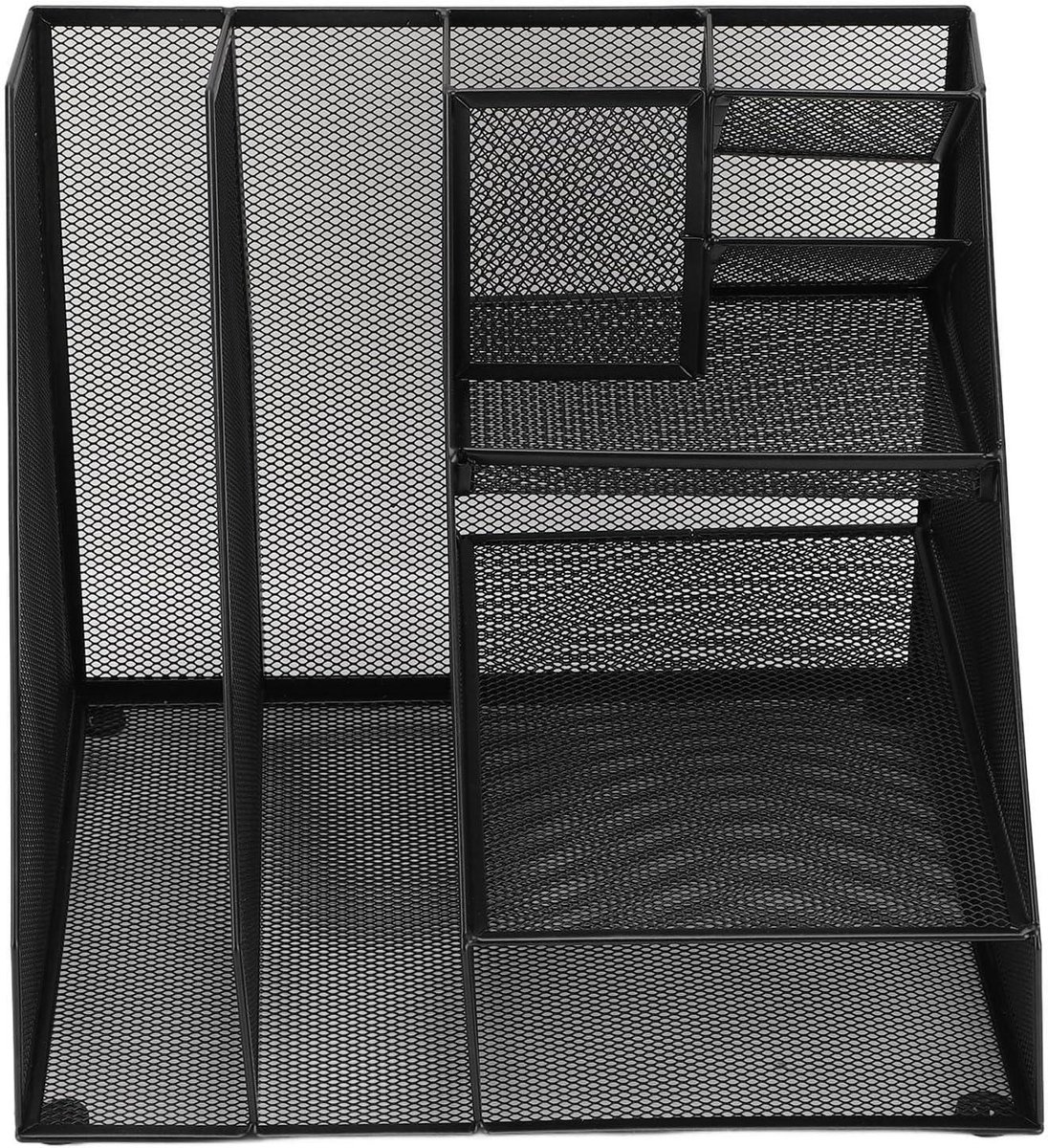 Bureau Organizer - Bestandsrek - Kantoor Opruimen - Mesh Structuur - 32 cm - Zwart