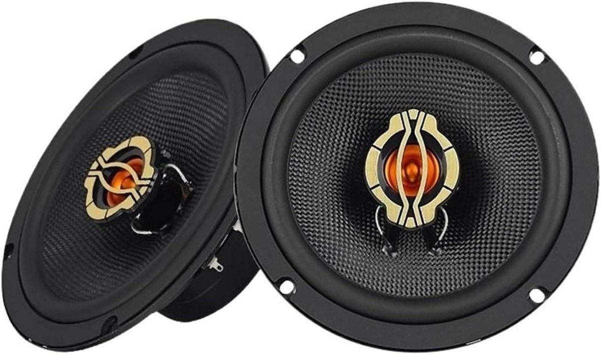 Autoluidsprekers Set - Coaxiale Speakers - Muziek Luisteren - Hi-Fi Geluidskwaliteit - 65 Inch - Zwart