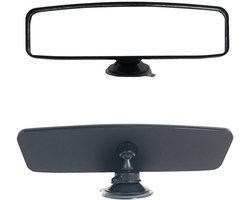 Achteruitkijkspiegel Auto - Binnenspiegel Interieur - Veilig Rijden - Groot Gezichtsveld - 24 cm - Zwart