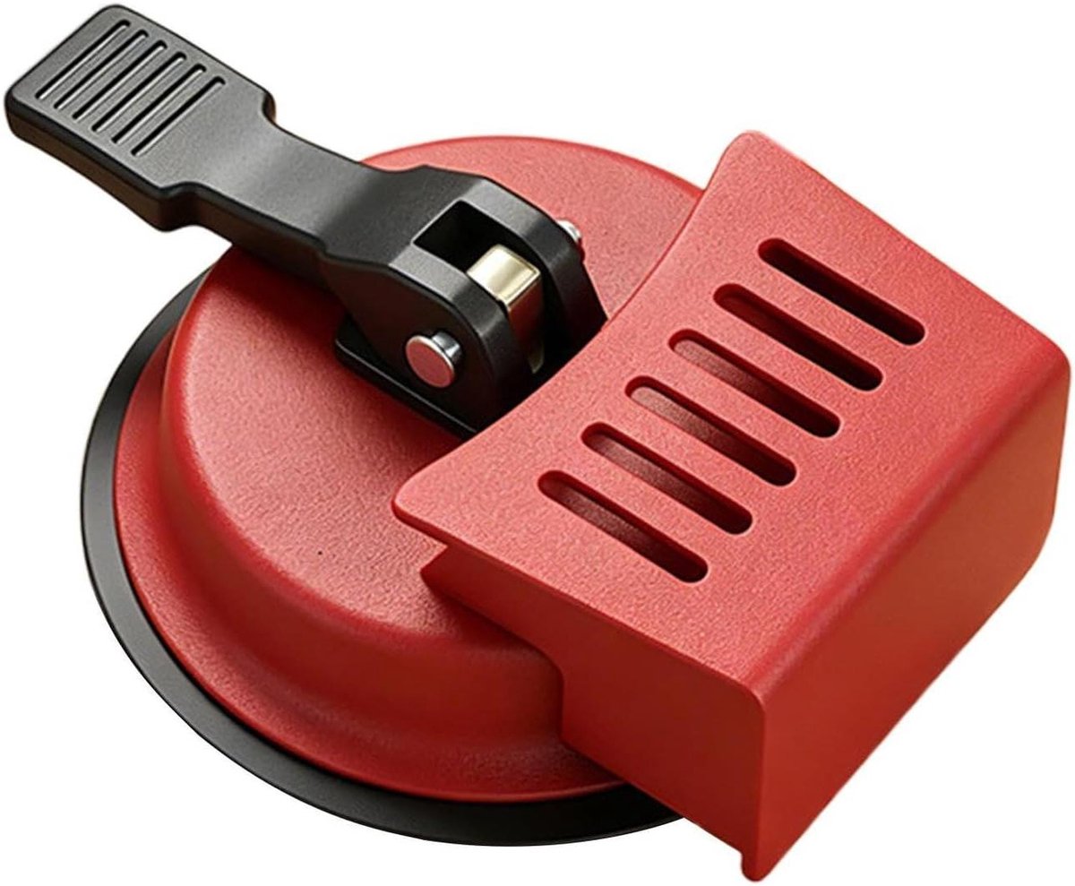 Vloer Kieren Reparatie - Tegel Fixer - Vloeren Egaliseren - Duurzame Zuigkracht - Medium Size - Zwart