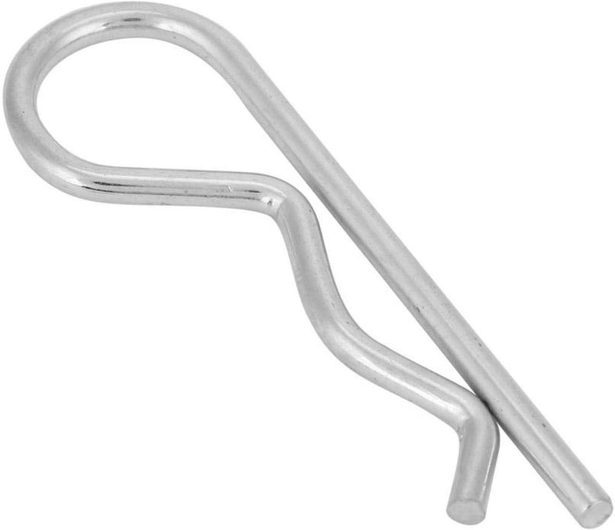 Set van 10 B-type borgpennen, vergrendelingspennen, gegalvaniseerde clips en haarpennen (3,5 x 75 mm) voor bevestiging en beveiliging